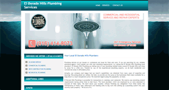 Desktop Screenshot of eldoradohillsplumbing.net